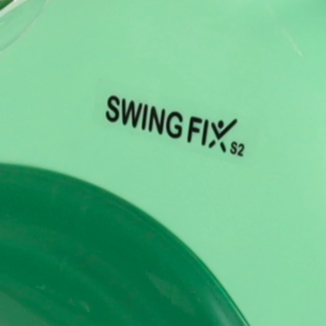 Giocattolo cavalcabile verde Swing Fix per bambini