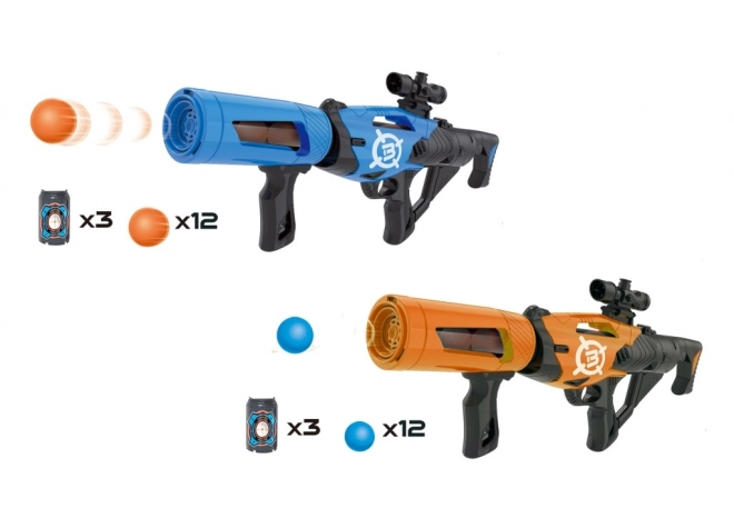 Pistola per palline in schiuma 52 cm