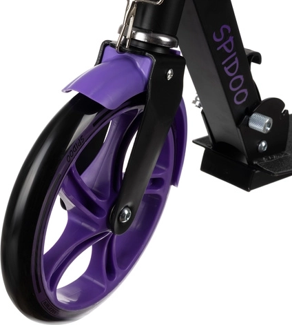 Monopattino pieghevole da città per bambini con grandi ruote (200 mm) – viola