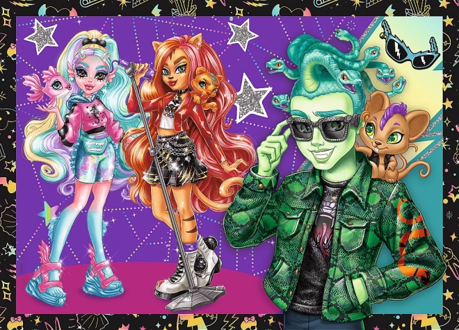 Puzzle Monster High: giornata elettrizzante 4 in 1