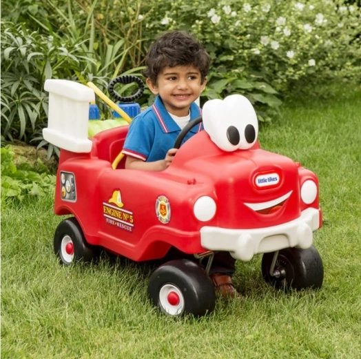 Design da pompiere che diverte i bambini