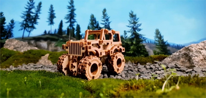 Puzzle 3D in legno Monster Truck