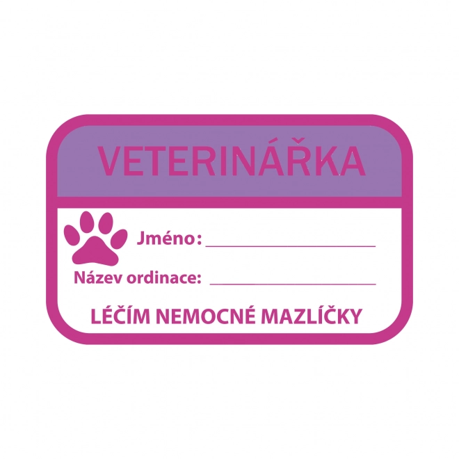 Costume veterinario per bambini con stampa ceca (M)