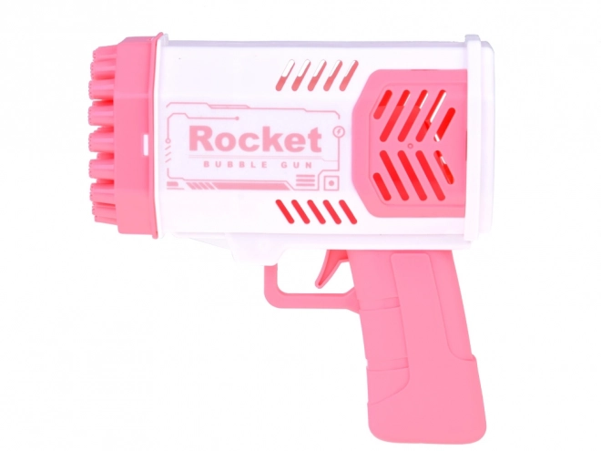 Set Pistola per Bolle di Sapone con Luce e Liquido per Bambini
