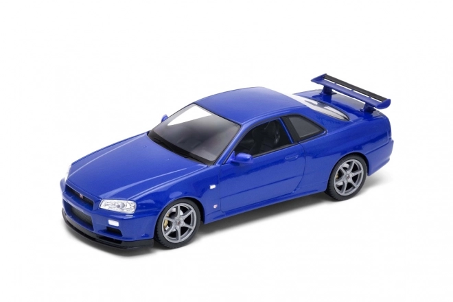 Modellino Nissan Skyline GT-R Blu 1:24