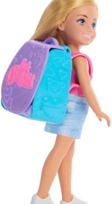Bambola Barbie Chelsea con zaino e gattino