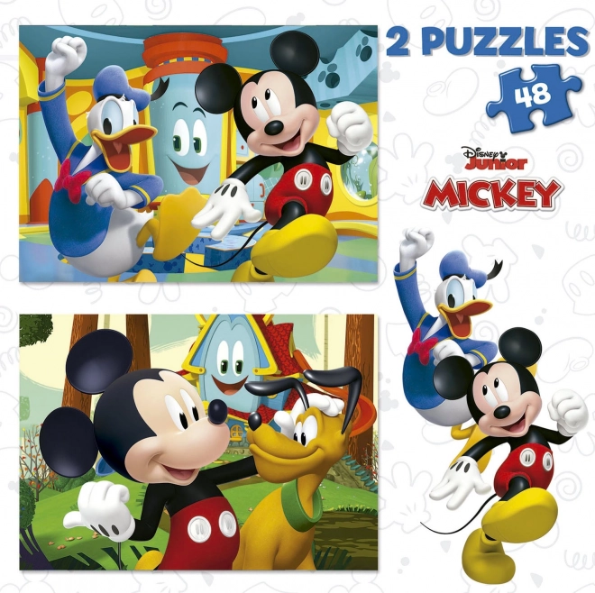 Puzzle EDUCA Parco divertimenti di Mickey Mouse