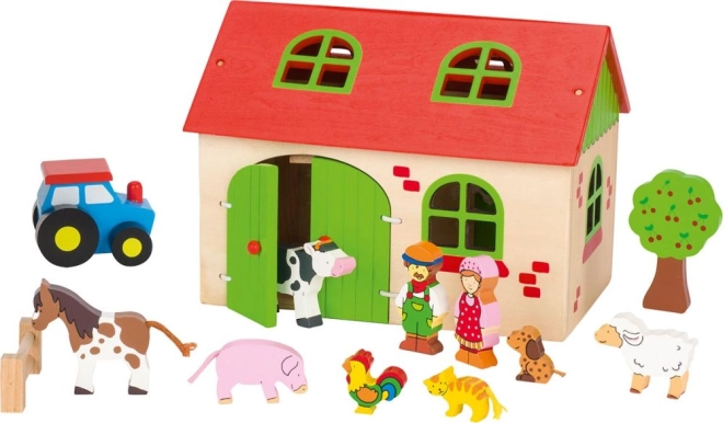 13 robusti pezzi in legno