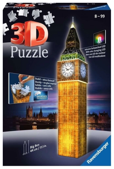 Puzzle 3D Big Ben Edizione Notturna