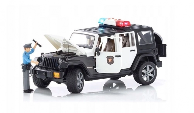 Jeep Wrangler Rubicon Polizia con Figurka