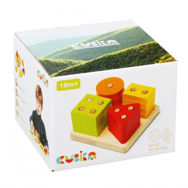 Cubika puzzle in legno con forme