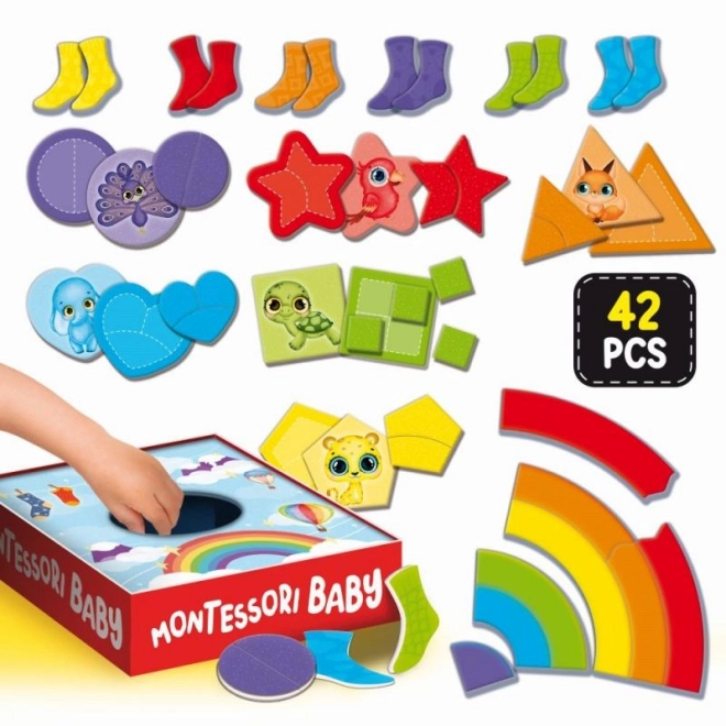 Montessori collezione di giochi per bambini