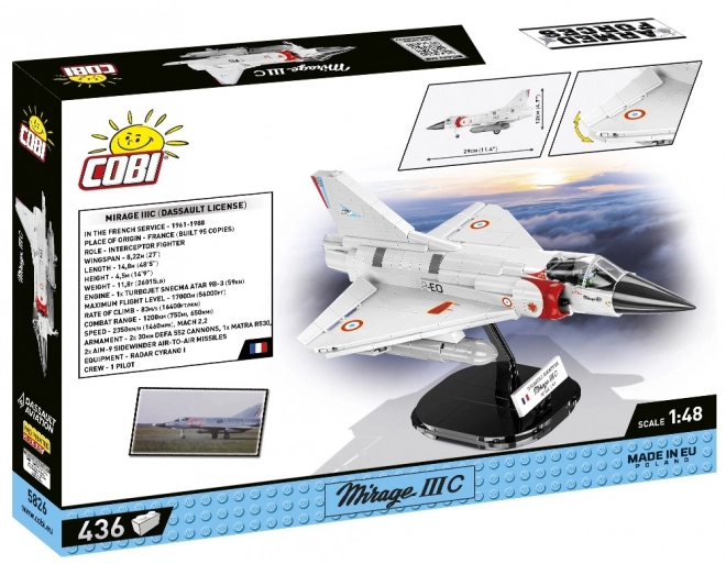 Cacciabombardiere Mirage IIIC della Guerra Fredda - Versione 2 in Scala 1:48