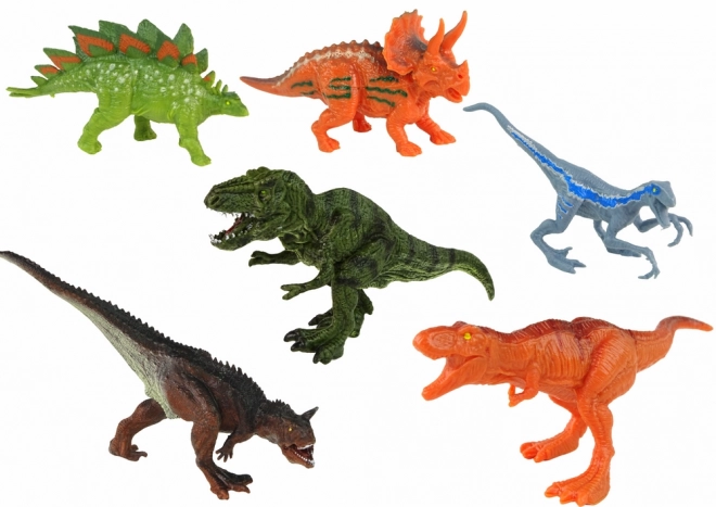 set di veicoli elicottero dinosauri 8 pezzi colorati