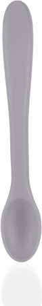 Cucchiaino in silicone per bambini Grigio Colomba