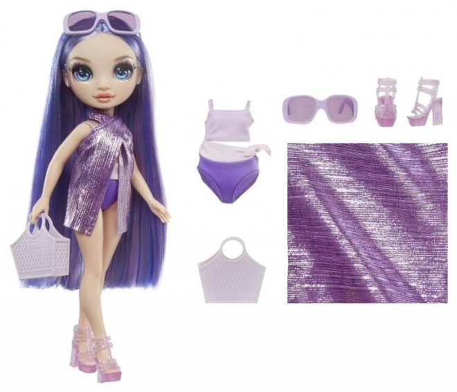 Rainbow High fashion doll in costume da bagno - Violet Willow