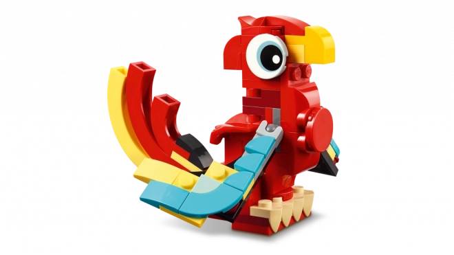 Drago Rosso LEGO Creator 3 in 1