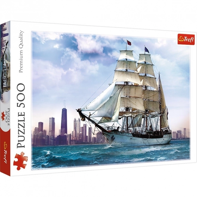 Puzzle Vela intorno a Chicago 500 pezzi