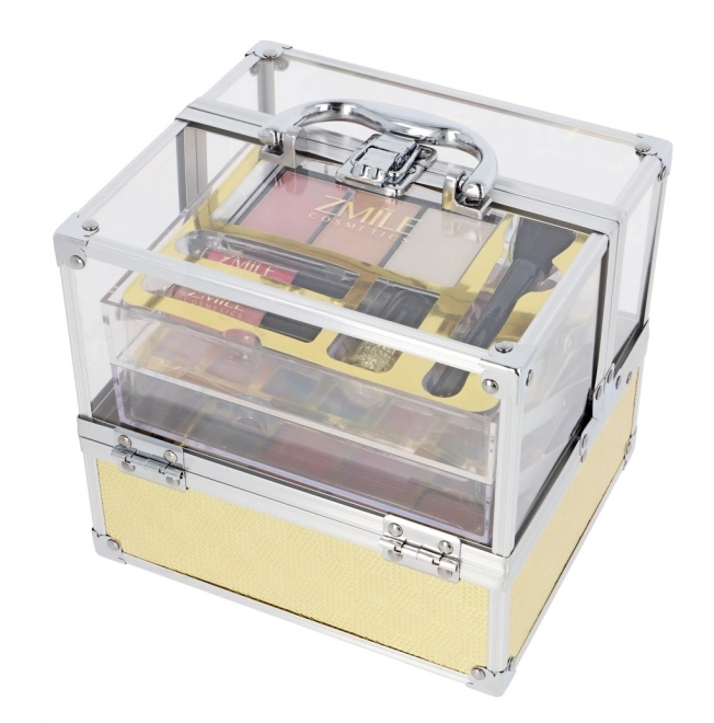 Valigetta Trucchi Acrilica Oro Glam
