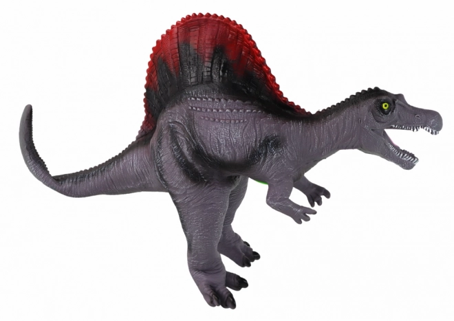 Grande figurina dinosauro Spinosauro con suoni grigio 36 cm