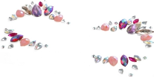 Pietruzze decorative per il viso Principessa