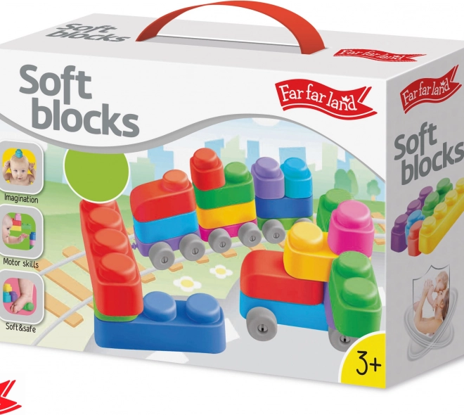 Costruzioni Far Far Land colorate e morbide 21 blocchi