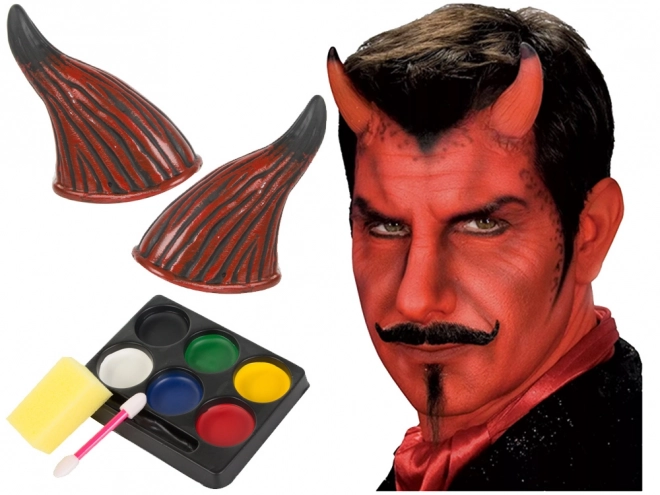 Set trucco diavolo Halloween