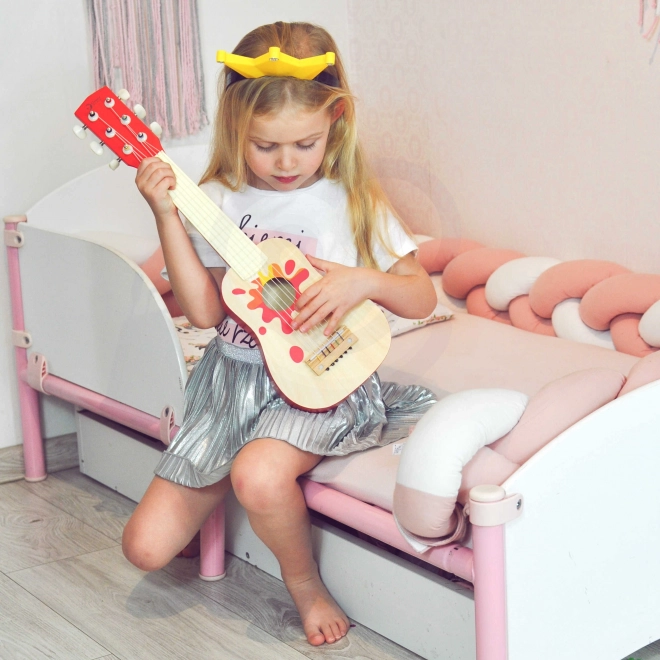Chitarra in legno con plettro per bambini
