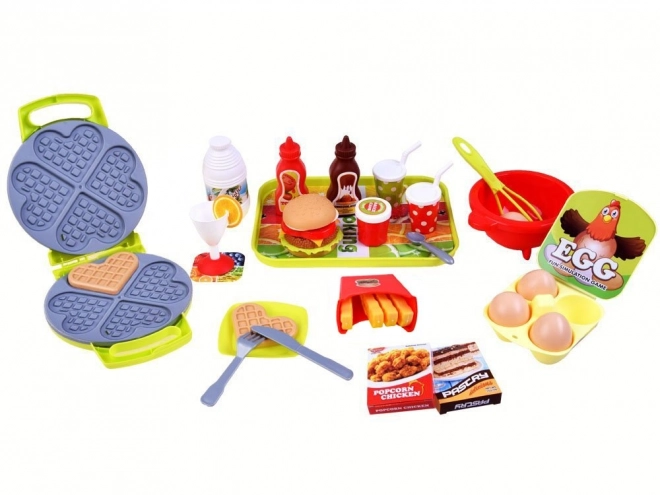 Set Gofriera e accessori cucina per bambini