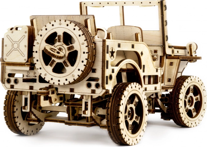 Puzzle 3D Auto Fuoristrada Jeep 4x4 in Legno