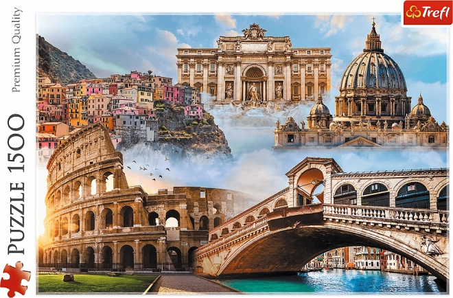 Puzzle luoghi preferiti: Italia 1500 pezzi