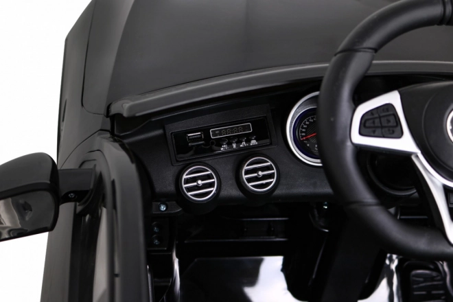 Mercedes Benz GLC63S per bambini nero + telecomando + trazione 4x4 + MP3 LED + EVA + avviamento lento
