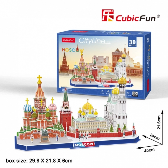 Puzzle 3D Mosca City Line