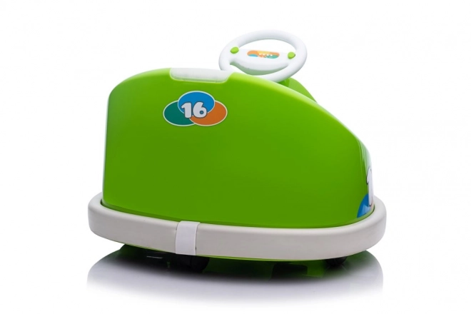 Veicolo elettrico verde per bambini