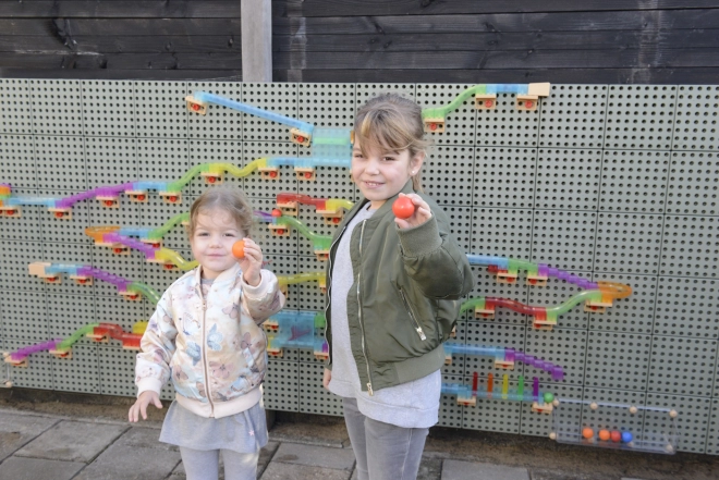 Zestaw Costruzioni Pista a Biglie per Lavagna STEM Masterkidz