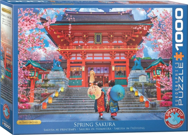 Puzzle Sakura Di Primavera 1000 Pezzi