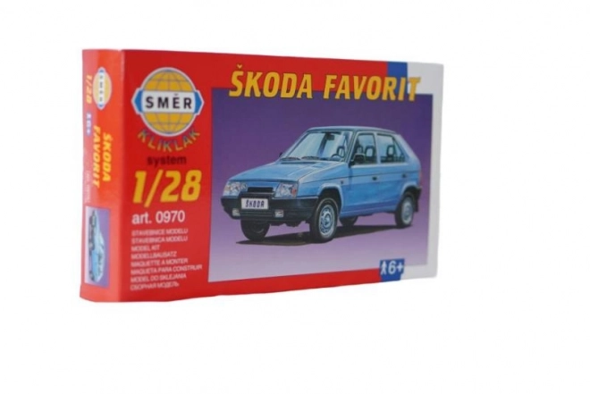 Modello auto Škoda Favorit in scala 1:28