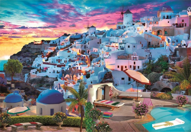 Puzzle 500 pezzi - Vista sulla Grecia di Clementoni