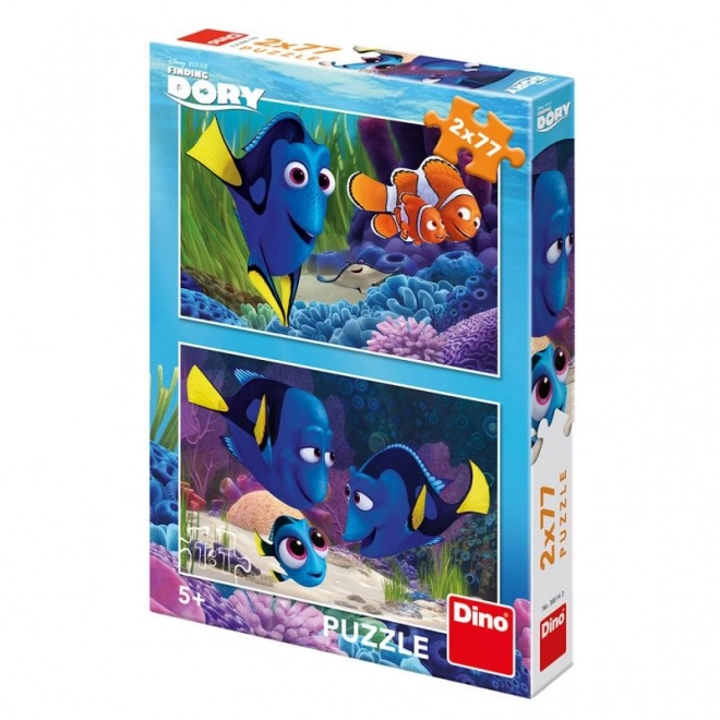 Puzzle Dory Alla Ricerca di Dory 2x77 Pezzi