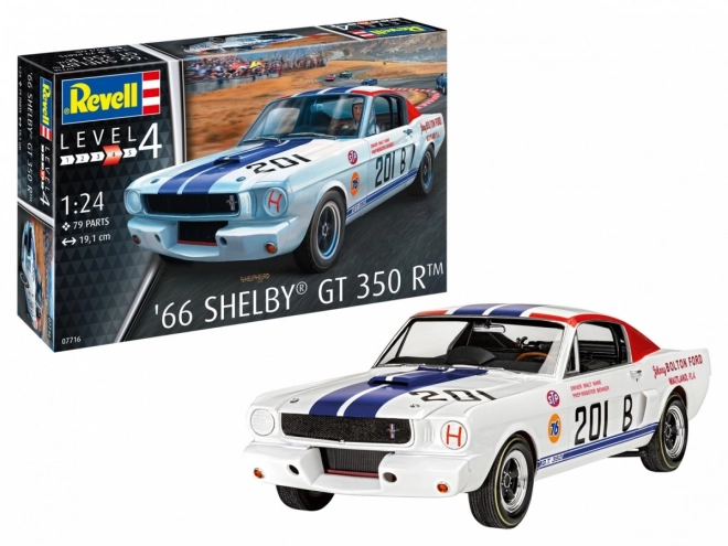 Modello in plastica Shelby GT 350 R 1965 in scala 1/24