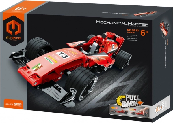 Set da costruzione auto da corsa a retrocarica, 150 pezzi