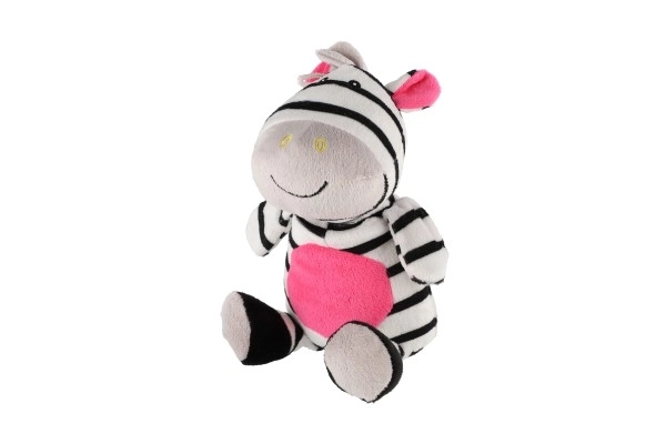 Zebra sonaglio in peluche 24 cm