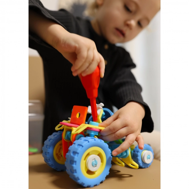 Set di costruzioni di veicoli per bambini 6 in 1