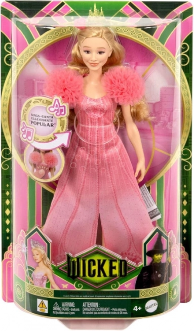 Bambola cantante Glinda dal film Wicked con la canzone "Popular"