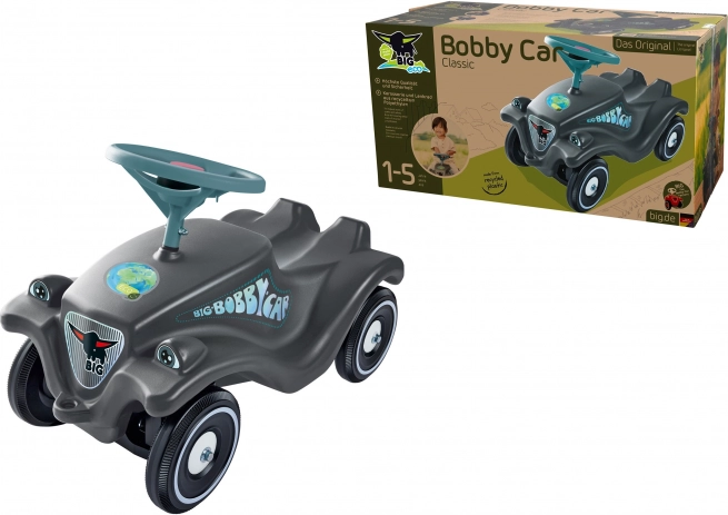 triciclo spingi-piedi BIG Bobby Car Classic Eco con clacson – grigio