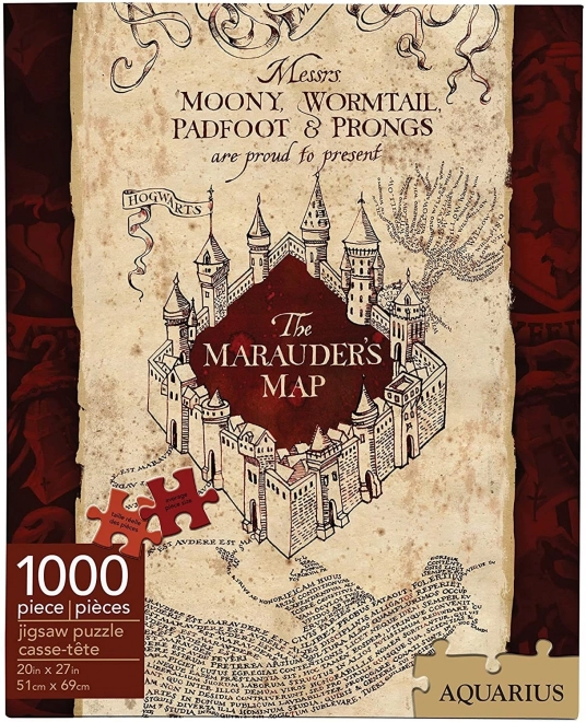 Puzzle piantina del malandrino Harry Potter 1000 pezzi