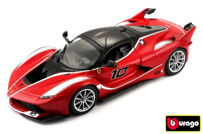 Modello Ferrari FXX K Rosso Metallizzato in scala 1:24