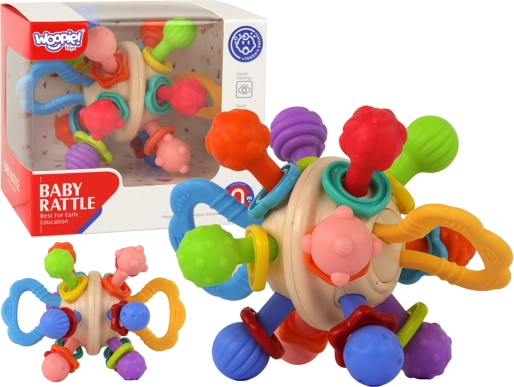 Palla Sensoriale Colorata WOOPIE per Neonati