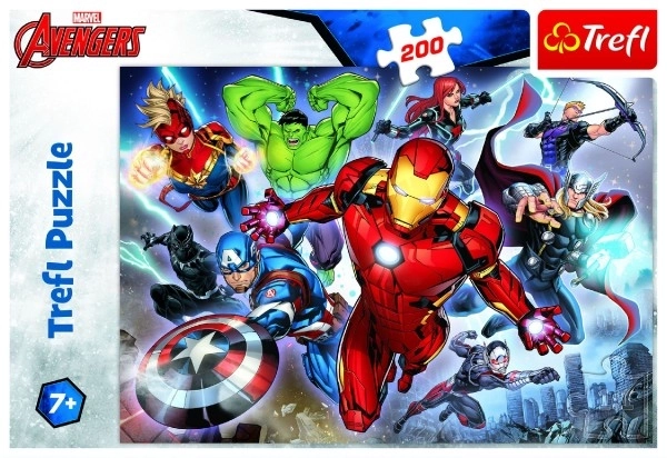 Puzzle 200 pezzi - Coraggiosi Avengers