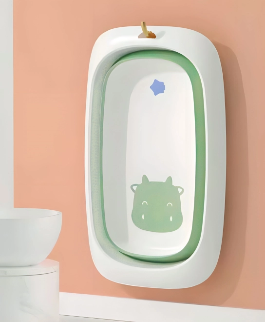 Vasca da bagno pieghevole per bambini ECOTOYS verde